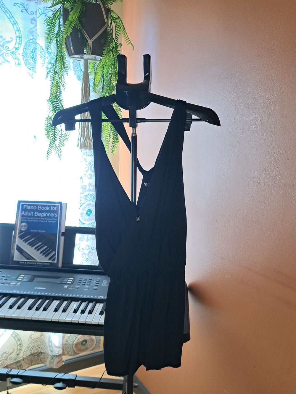 Blood+Bone Black Sleeveless V-Neck Romper
